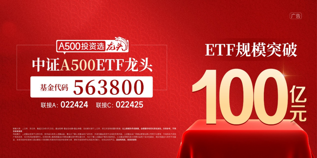 百舸争流龙头先！中证A500ETF龙头6天入列百亿俱乐部